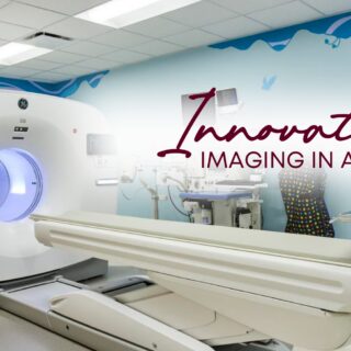 Innovative Imaging in Austin with photo of Texas Children's Hospital North Austin CT scanner.